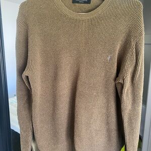 ALLSAINTS Men's Brown Knit Sweater